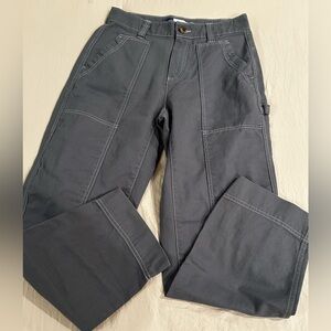 Women’s S 6 periwinkle blue hi-rise straight Pants